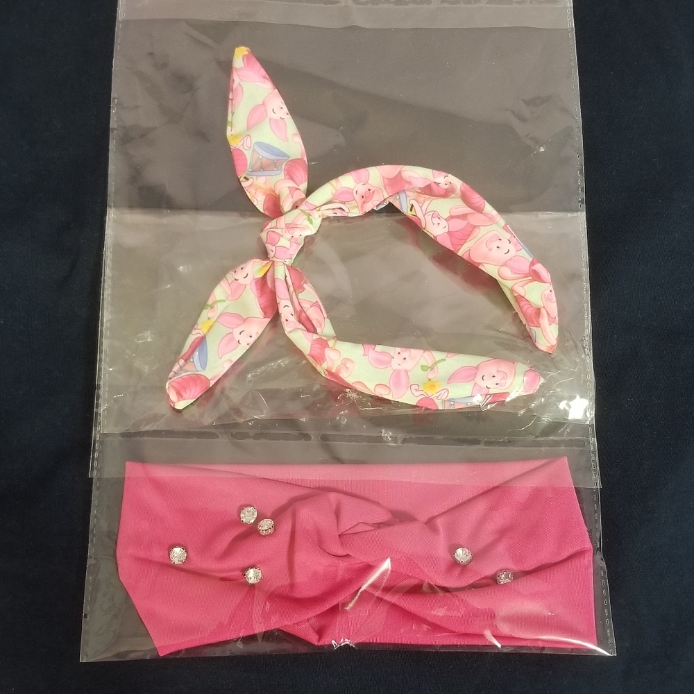 Topknot headband set